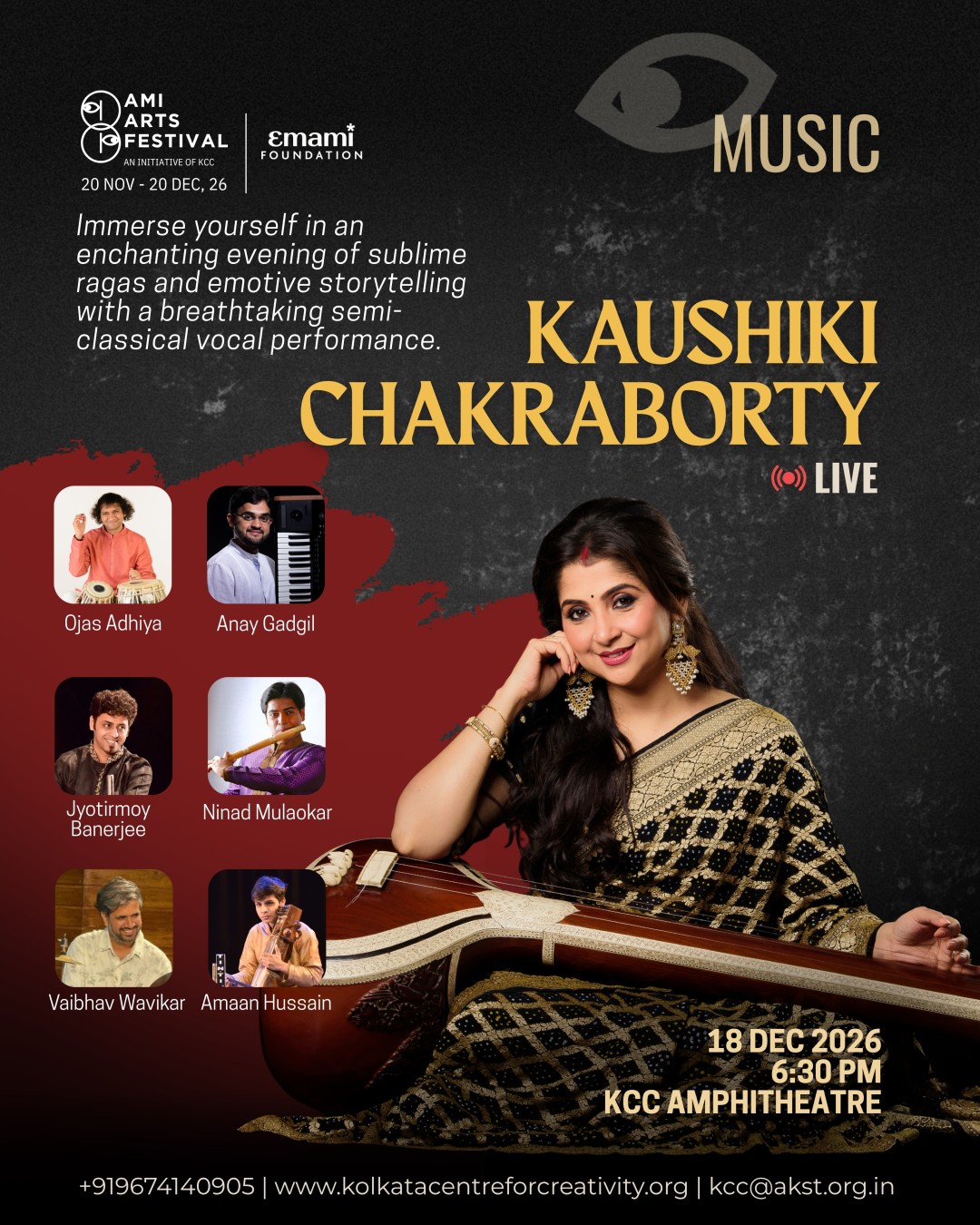 Kaushiki Chakraborty Live