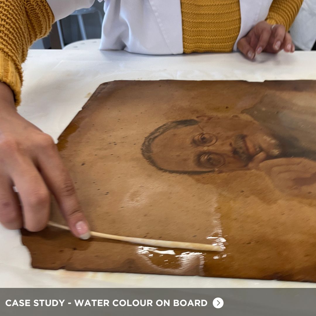 Case Study - Water Colour on Board